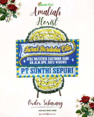 Papan Bunga Duka di Bungku Barat