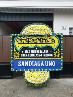 Papan Bunga Duka di Bungku Barat